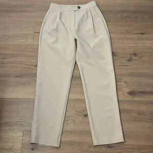 Chic Cream Women's Trousers